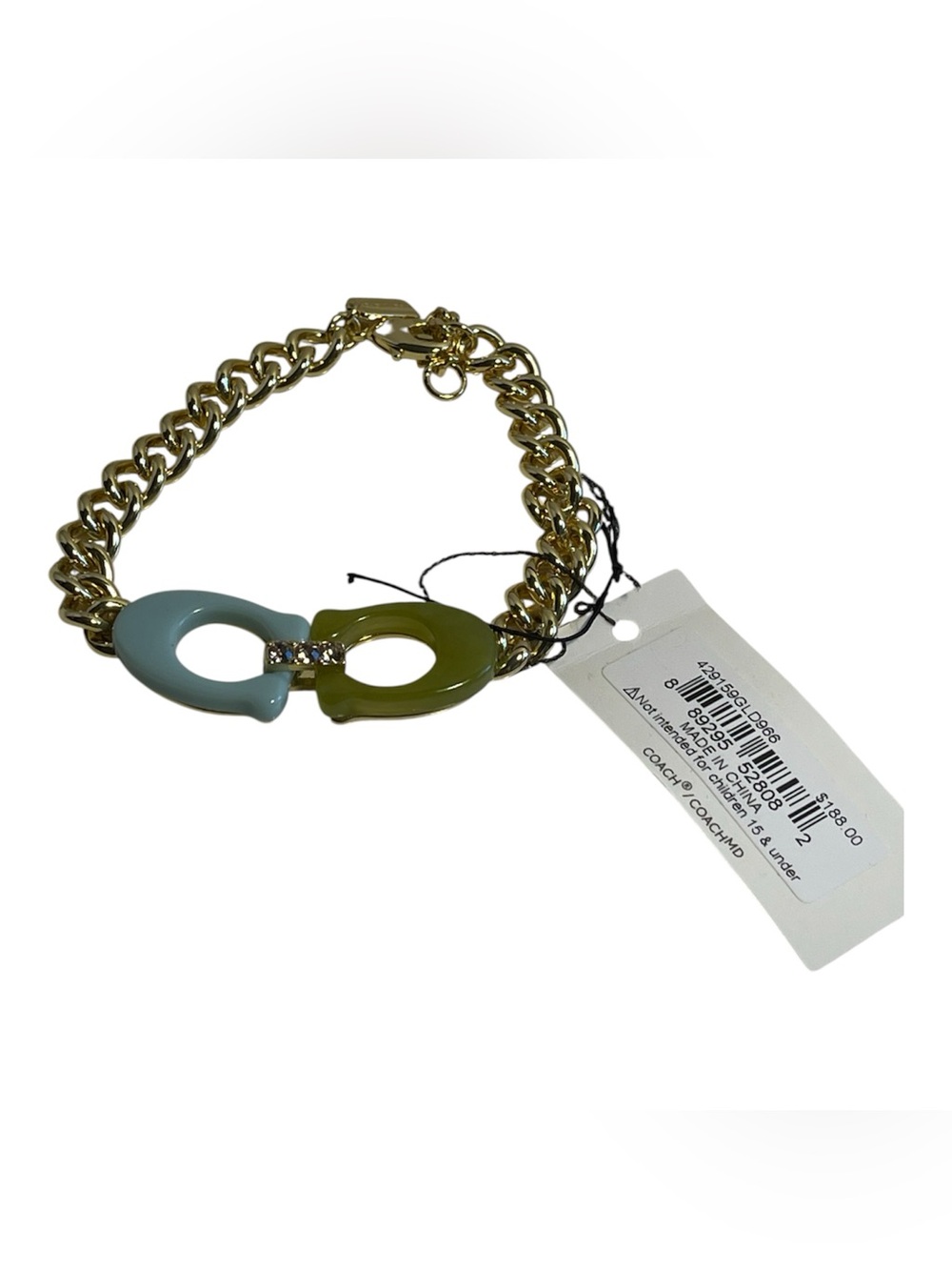 COACH Signature Chain Link Bracelet - NWT **